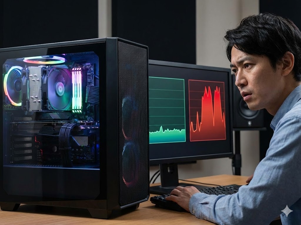 動作の軽さとCPU負荷について