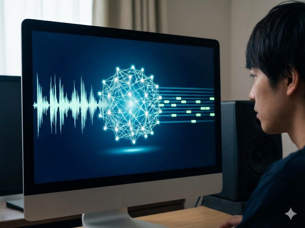 AI機能とオーディオ変換の精度