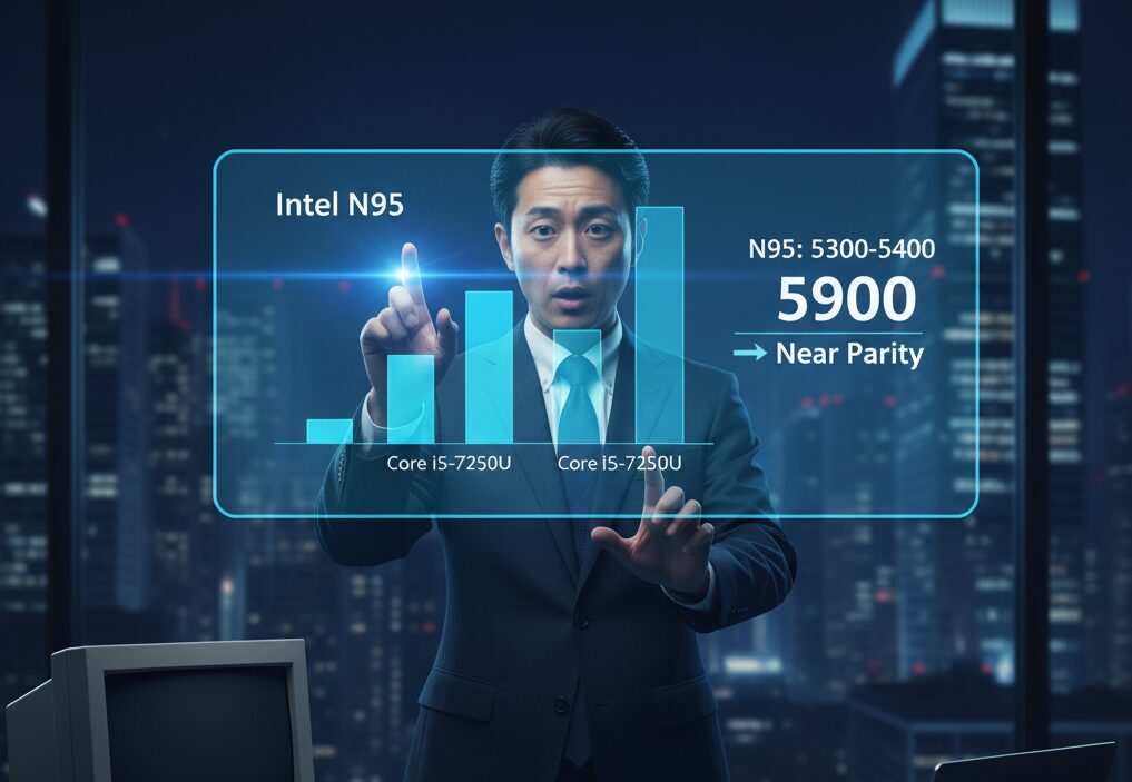Intel N95とCore i5の性能比較
