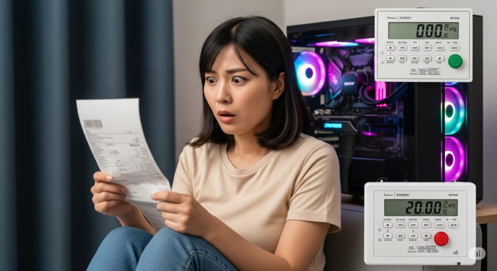 ゲーミングPCを1日つけっぱなしにしたら電気代はいくらになりますか?