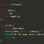 C言語初心者必見！memsetでのnullと0の違いを理解しよう