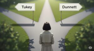 多重比較Dunnett検定とは？Tukey法との違いをわかりやすく解説