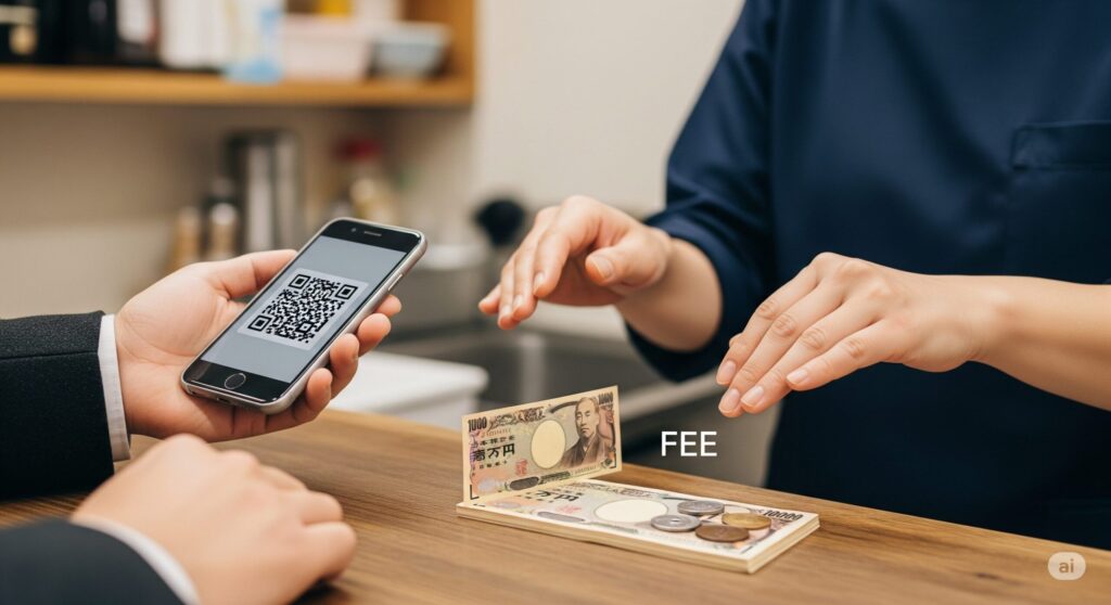 qrコード決済 手数料 誰が払うのか?