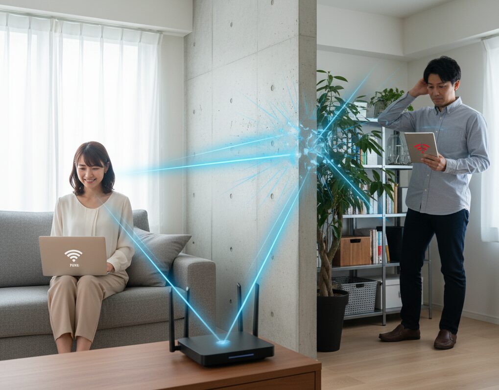 Wi-Fiの2.4GHzと5GHzの違いと距離の問題を解決!最適な使い分けとは?