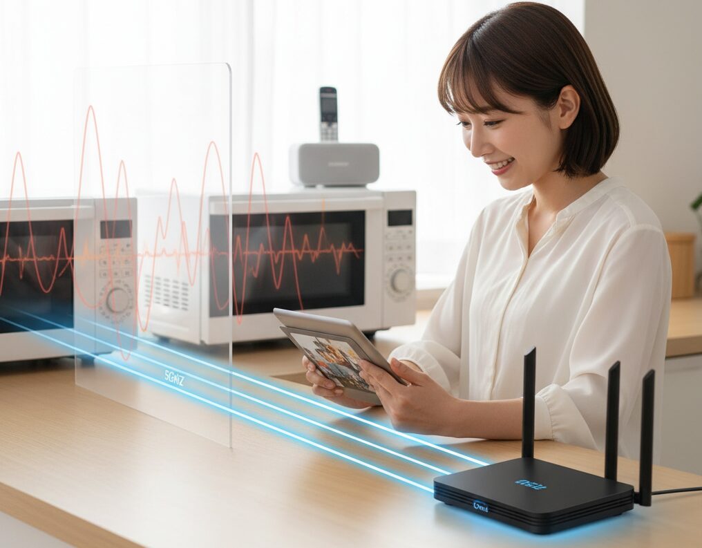 5GHz帯の電波は干渉しますか?