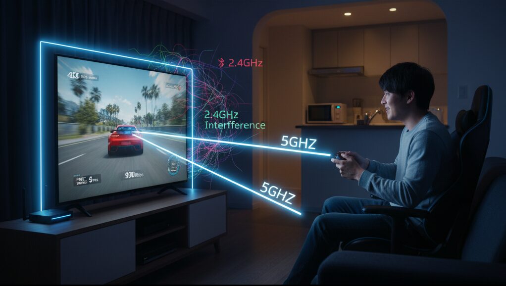 2.4GHz 5GHz どっちがいい?ゲーム利用
