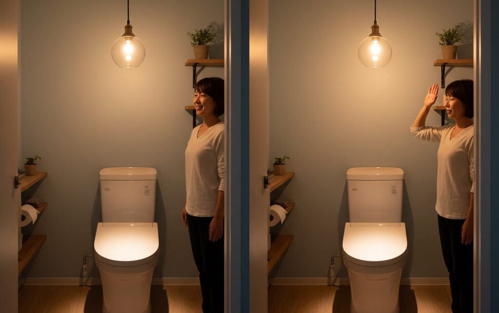 トイレのペンダントライトは60W必要?