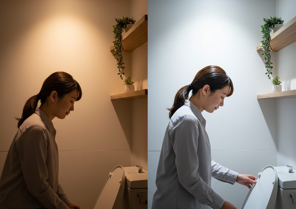 トイレのLED照明は何Wが適正ですか?
