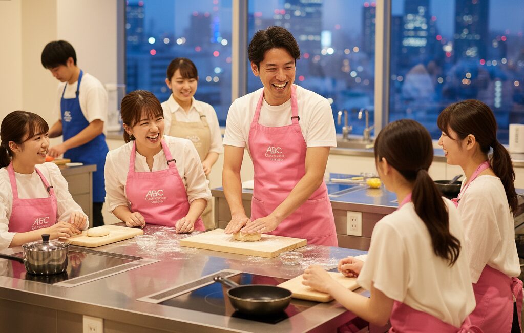ABCクッキングスタジオの年齢層と男 一人
