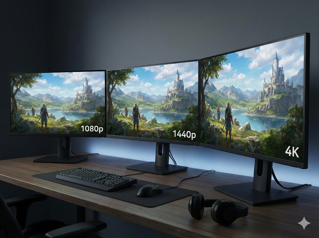 解像度別ベンチマークのスコア