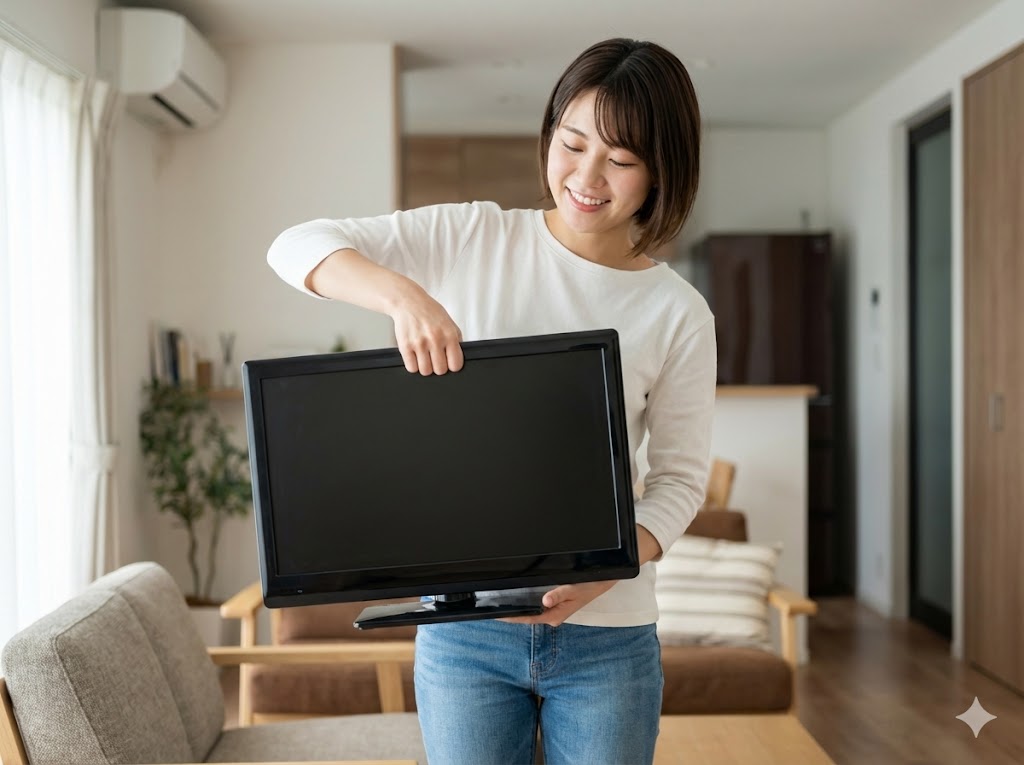 一人暮らしに最適なテレビサイズの選び方