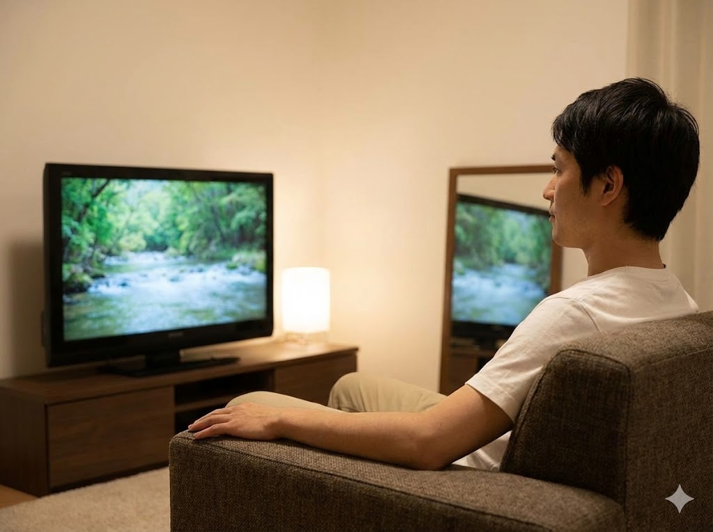 眼精疲労を防ぐ適切な視聴距離の目安