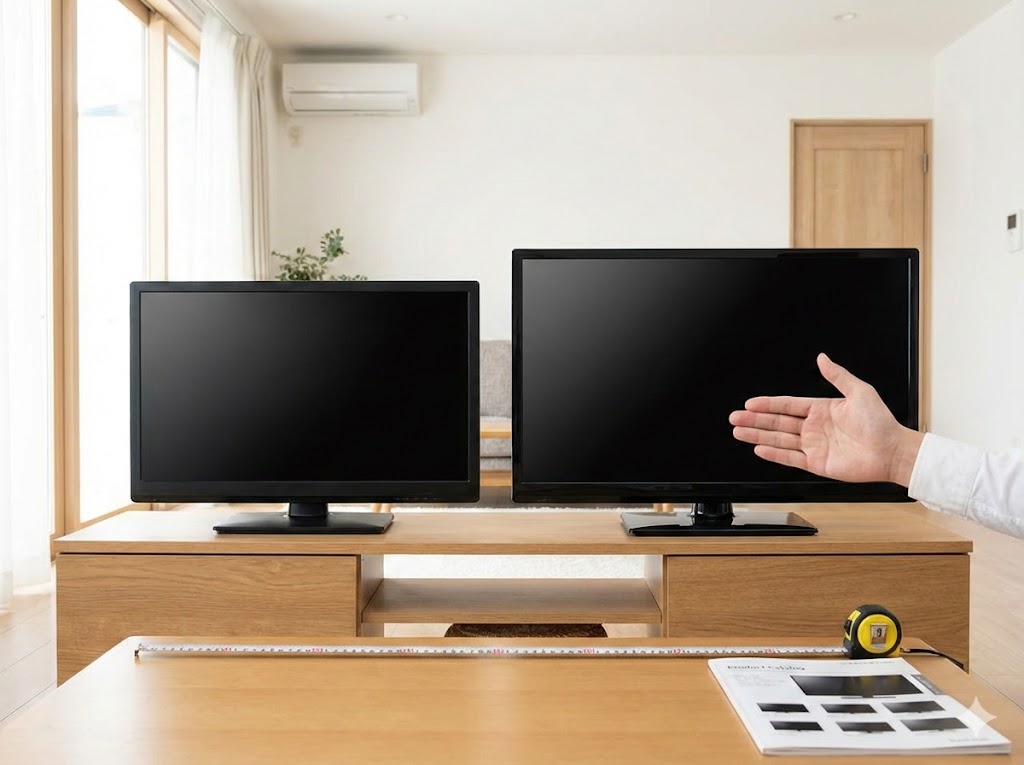 19インチと24インチのテレビ比較と選び方